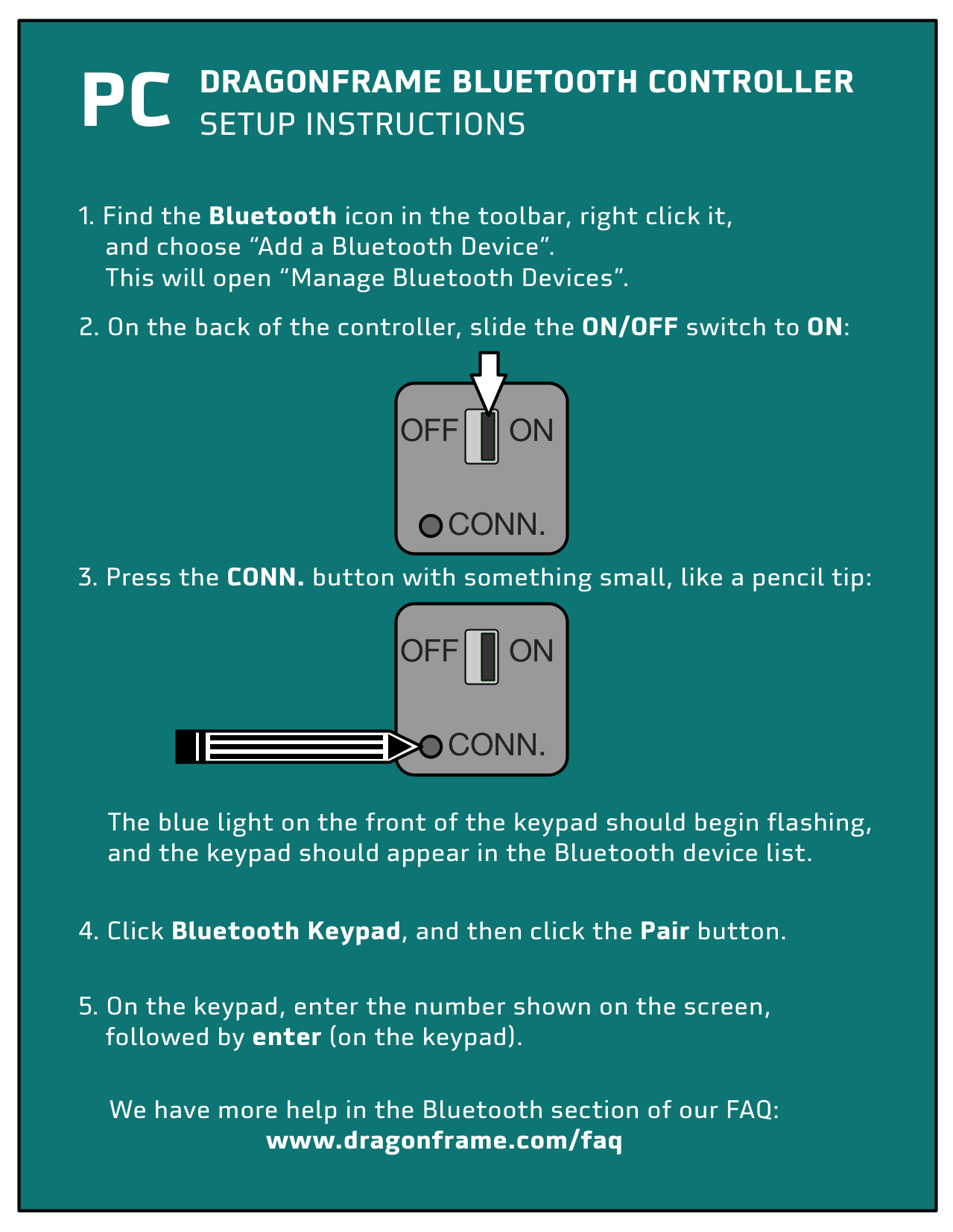 Guide de configuration du contrôleur PC BT