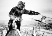 King Kong reaching for plane