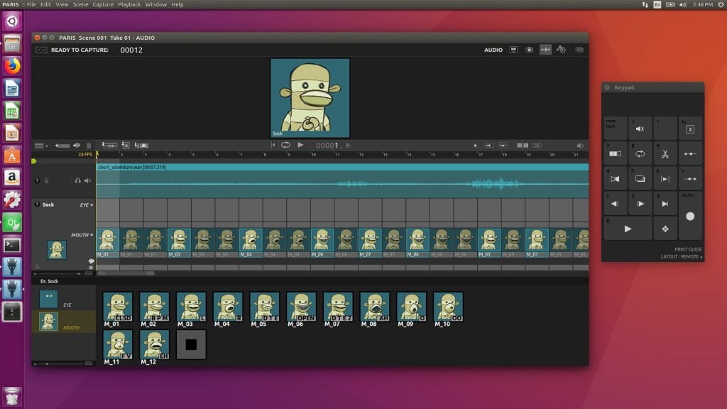 Audio-Arbeitsbereich auf Ubuntu